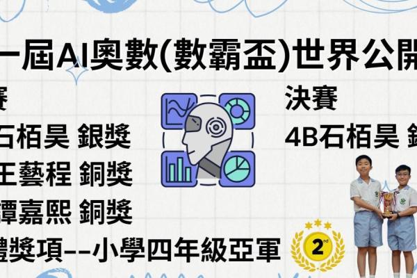 第一屆AI奧數(數霸盃)世界公開賽